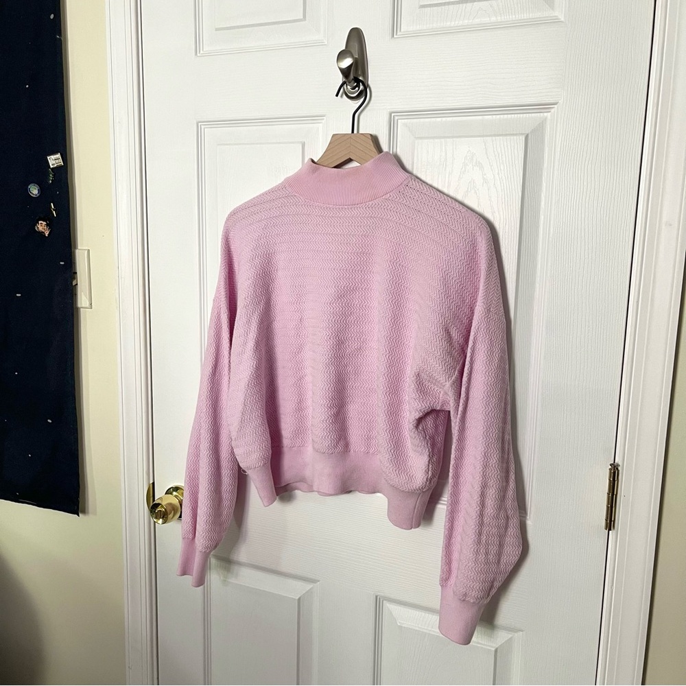 ✧･ﾟf21 pastel pink turtleneck sweater